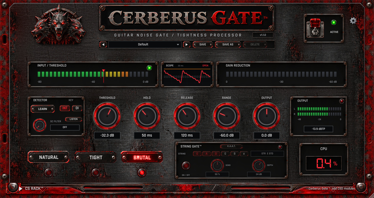 Cerberus Gate 1.1.0 plugin interface