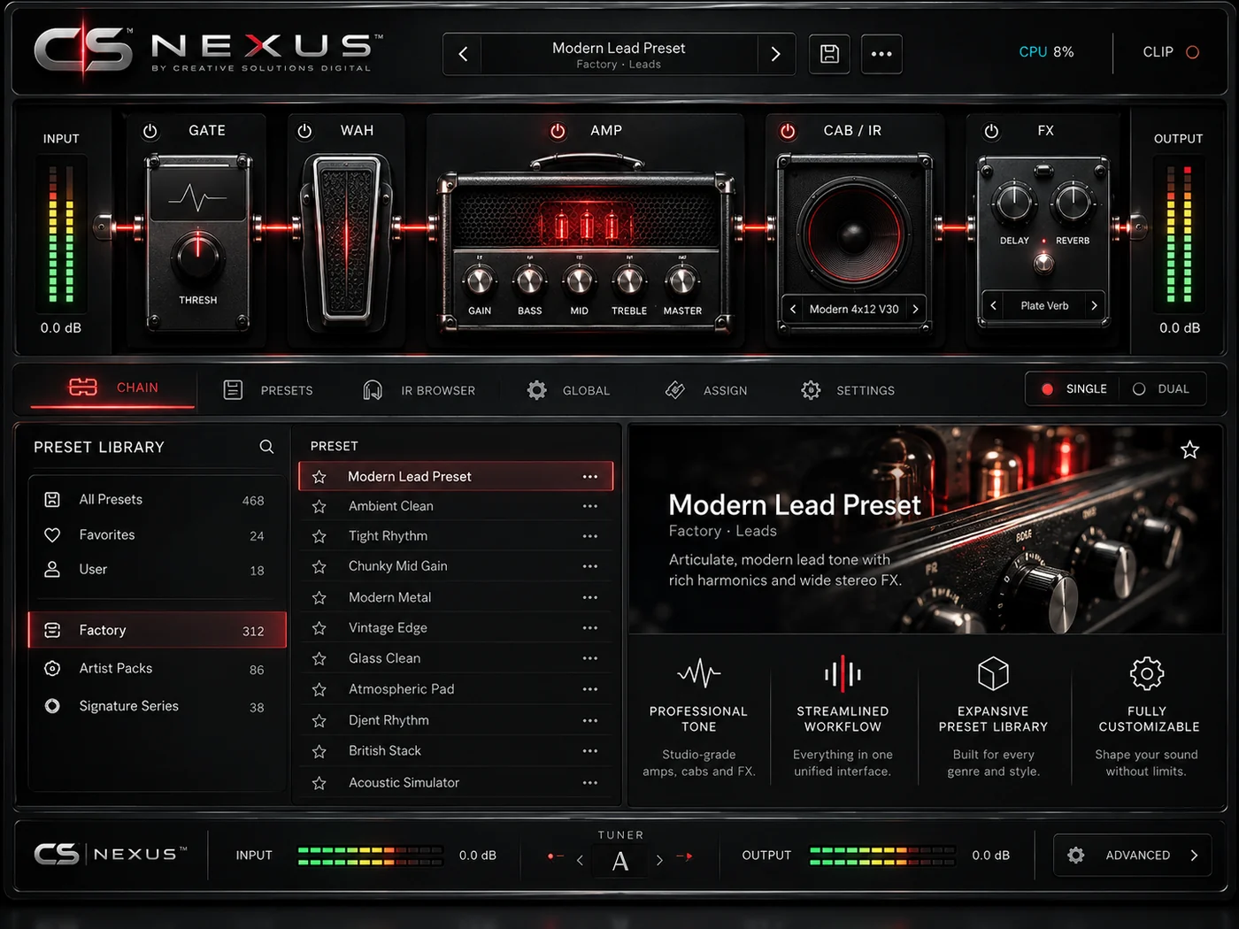 CS Nexus Control modular plugin workspace concept